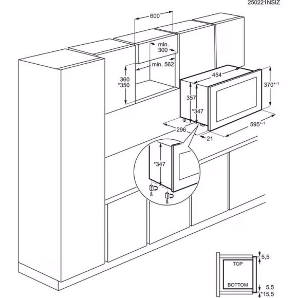 AEG TB6SM171DB (Mikrobangų krosnelė)