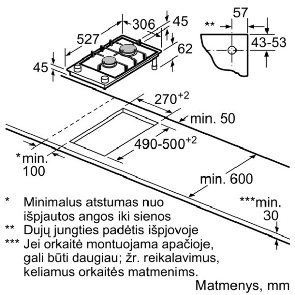 BOSCH PRB3A6I40 (Dujinė kaitlentė)