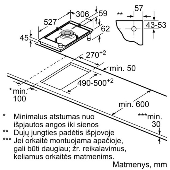 BOSCH PRA3A6I10 (Dujinė kaitlentė)