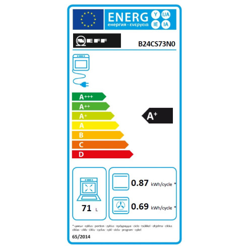 NEFF B24CS73N0 (Orkaitė)