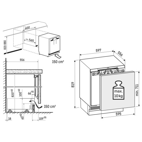 LIEBHERR SUFd 3603 (Šaldiklis)