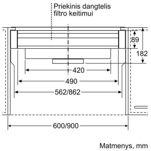 NEFF Z51IXC1X6 (CleanAir Plus modulis)