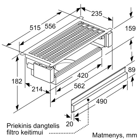 NEFF Z51IXC1X6 (CleanAir Plus modulis)