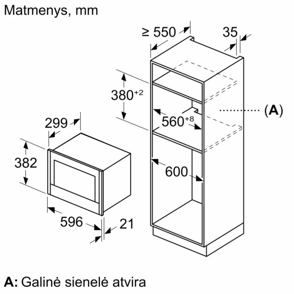 NEFF NL4WR21N1 (Mikrobangų krosnelė)