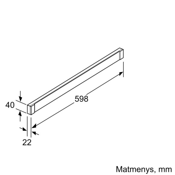 NEFF Z54TH60D1 (Gartraukio briauna)