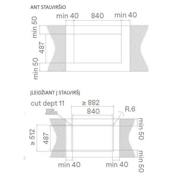 Elica NIKOLATESLA FLAME EVO GR/A/88 (Kaitlentė su integruotu gartraukiu)