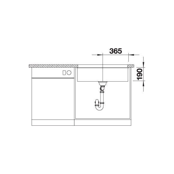 BLANCO SUBLINE 700-U SILG PDUR Tartufo InFino O.AF, 523449 (Plautuvė)