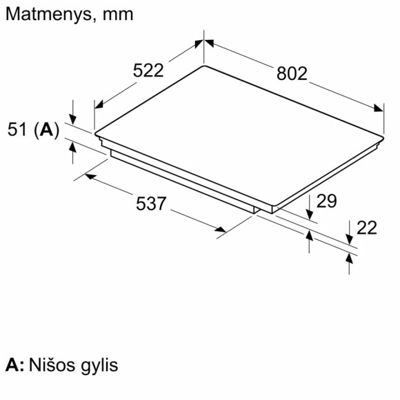 NEFF T68FTV4L0 (Indukcinė kaitlentė)
