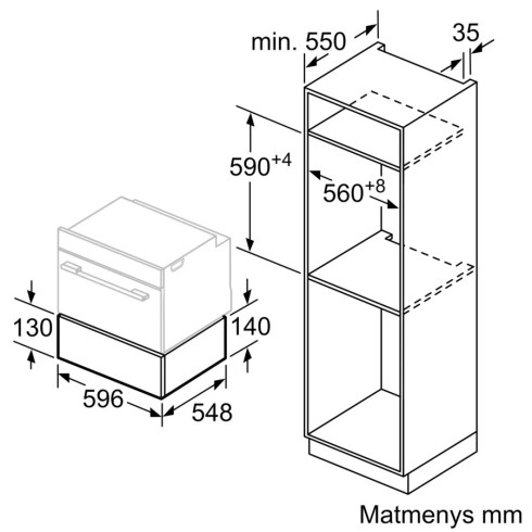 NEFF N24HA11N1 (Šildomas stalčius)