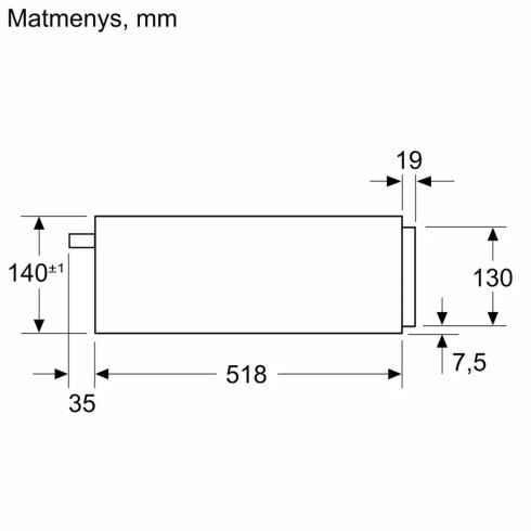 NEFF N24HA11N1 (Šildomas stalčius)