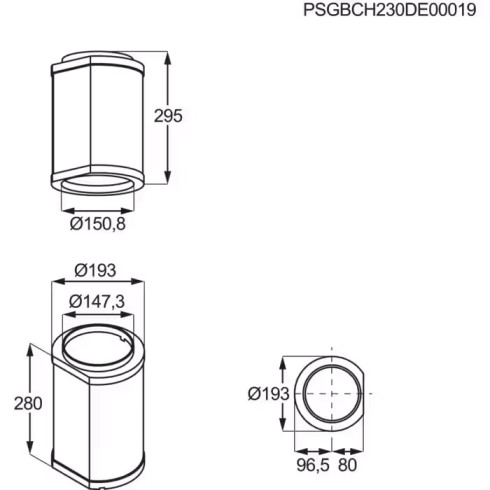 Electrolux M8CKSL28 (Garso slopinimo priedas)