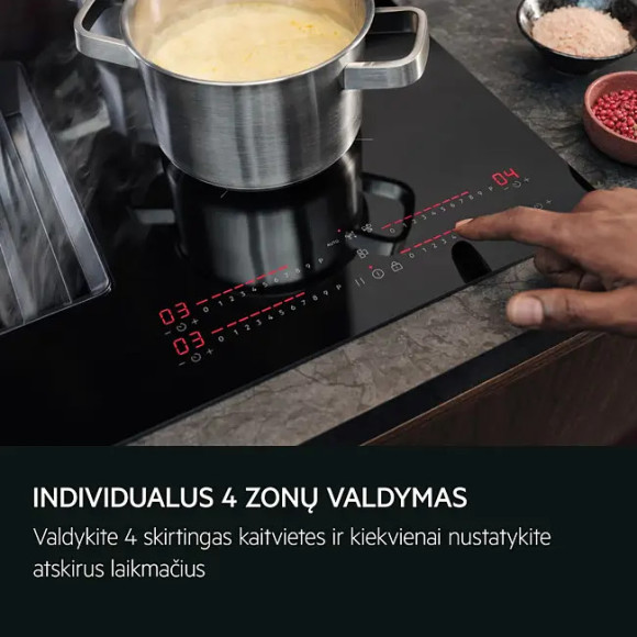 AEG TH84CB03CB (Kaitlentė su integruotu gartraukiu)