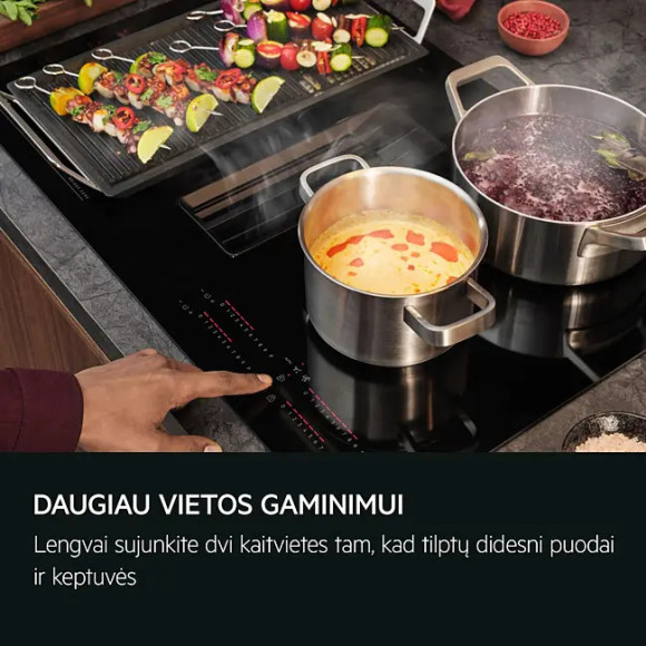 AEG TH84CB03CB (Kaitlentė su integruotu gartraukiu)