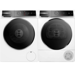 BOSCH WGB256A1SN + WQB246DASN (Skalbimo įrangos komplektas)