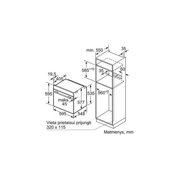 SIEMENS HB676G0S1 (Orkaitė)