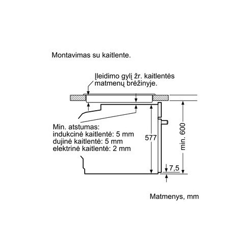 SIEMENS HB676G0S1 (Orkaitė)