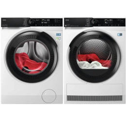 AEG LFR73044SCE + TR939M4ZE (Skalbimo įrangos komplektas)