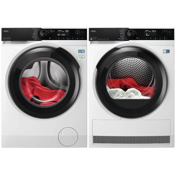 AEG LFR73044SCE + TR939M4ZE (Skalbimo įrangos komplektas)