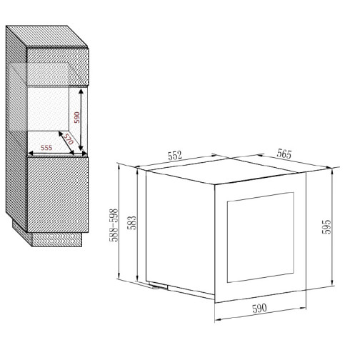 Avintage AVI60PLATINUM (Vyno šaldytuvas)