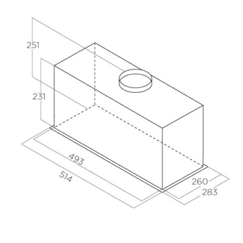 Elica FOLD BL MAT/A/52 (Gartraukis)