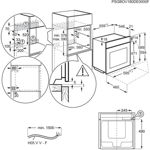 Electrolux KOEAP3XT (Orkaitė)