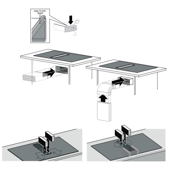 BOSCH HEZ9VEDU0 (Montavimo priedas)