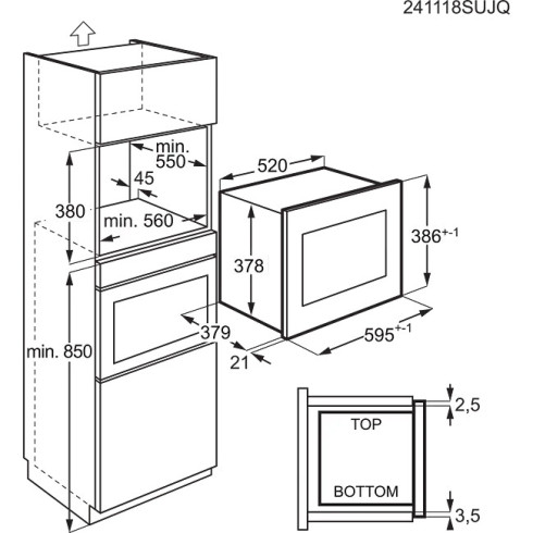 AEG TMS5G25IEM (Mikrobangų krosnelė)
