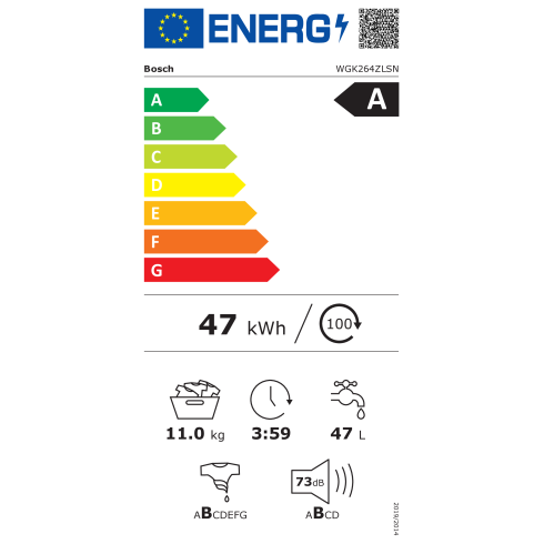 BOSCH WGK264ZLSN (Skalbimo mašina)
