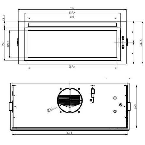 Elica LANE WH/A/72 (Gartraukis)