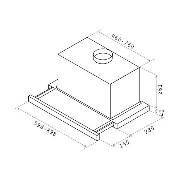 Elica ELITE 26 BL/A/60 GFB (Gartraukis)