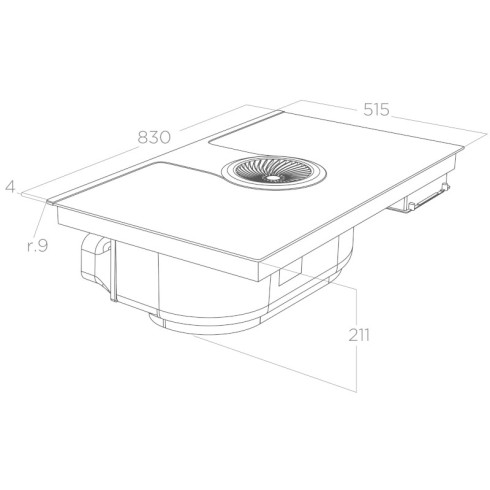Elica NIKOLATESLA ONE HP RAW BR/A/83 (Kaitlentė...