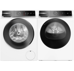 BOSCH WGB254A0SN + WRB247D0SN (Skalbimo įrangos komplektas)