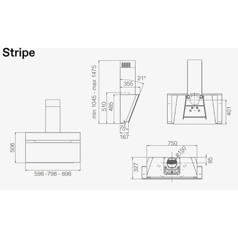 Elica STRIPE @ BL/A/80 (Gartraukis)