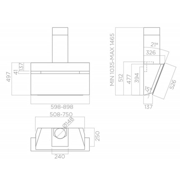 Elica STRIPE @ BL/A/60 (Gartraukis)