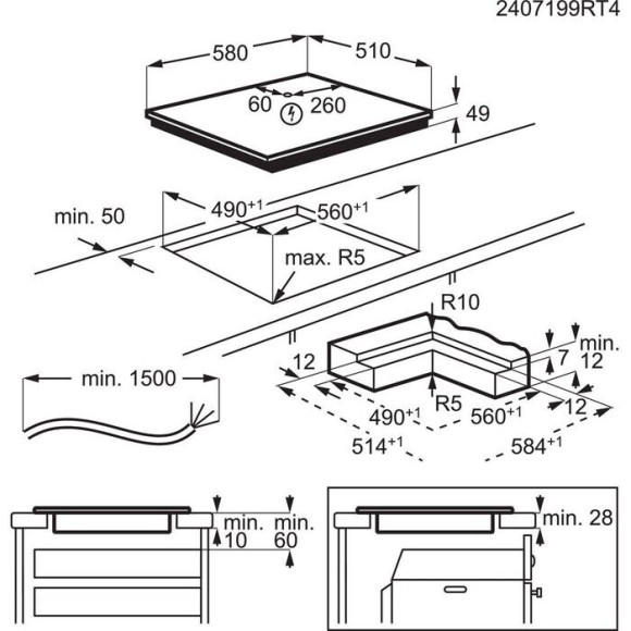 AEG TO64IC0FIT (Indukcinė kaitlentė)