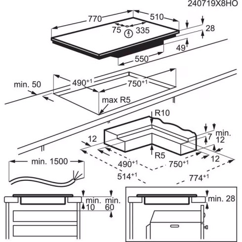 AEG TI84IB10IT (Indukcinė kaitlentė)