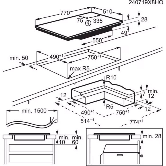 AEG TI84IB10IT (Indukcinė kaitlentė)