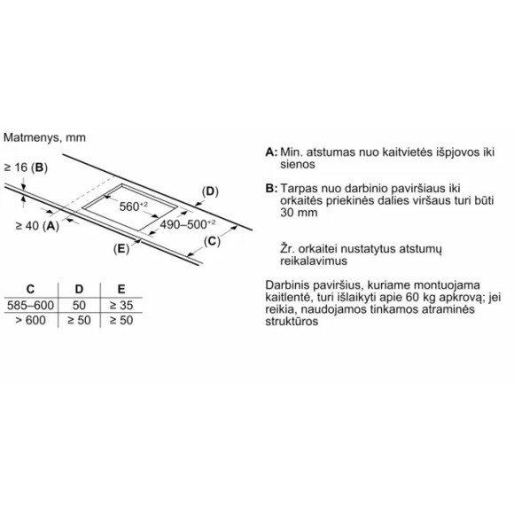BOSCH PVS631HC1M (Indukcinė kaitlentė)