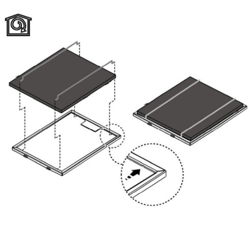 Elica Long life CFC0140423 (Anglies filtras)
