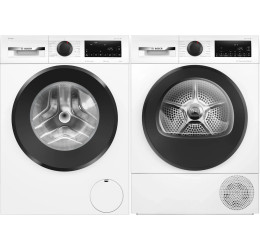 BOSCH WGG256FZSN + WQG245D9SN (Skalbimo įrangos komplektas)