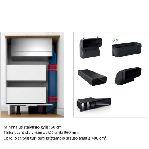 NEFF Z861KR1 (Ortakių komplektas, gylis 60 cm)