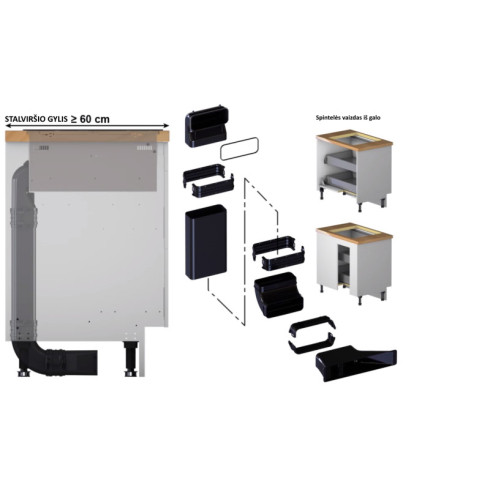 NEFF Z861KR1 (Ortakių komplektas, gylis 60 cm)