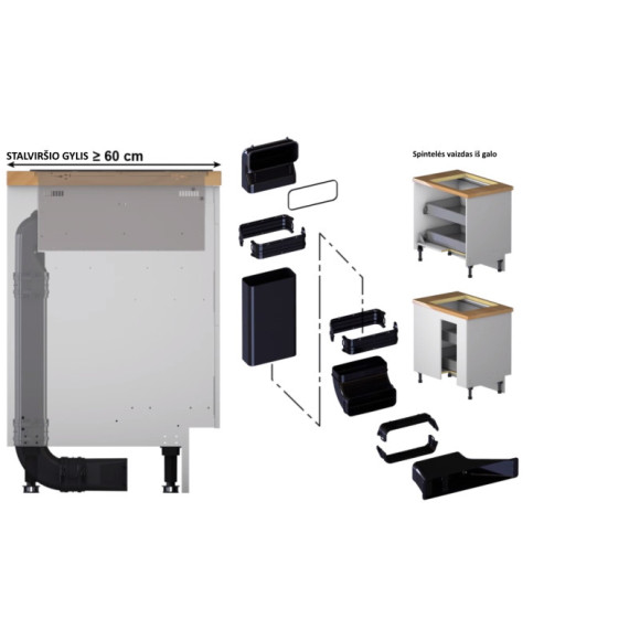 NEFF Z861KR1 (Ortakių komplektas, gylis 60 cm)