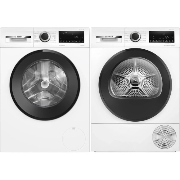 BOSCH WGG244ZTSN + WQG2420PSN (Skalbimo įrangos komplektas)