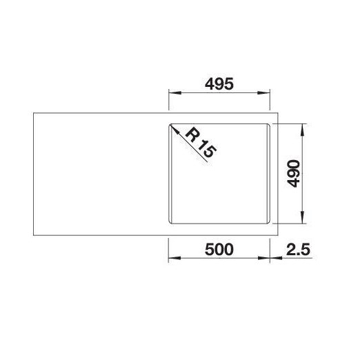 BLANCO NAYA 5 SILG PDUR O.AF (Plautuvė)