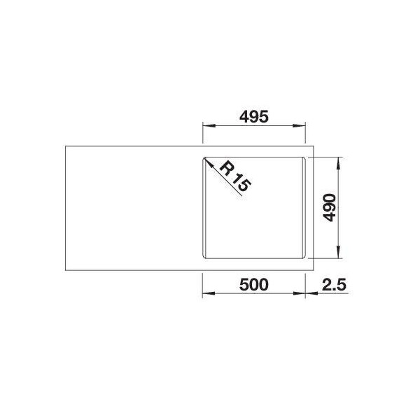 BLANCO NAYA 5 SILG PDUR O.AF (Plautuvė)