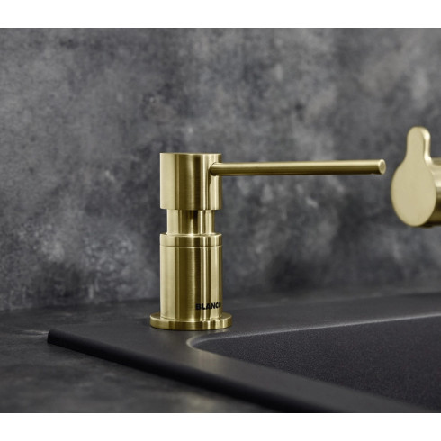 BLANCO LATO Satin gold, 526699 (Dozatorius)