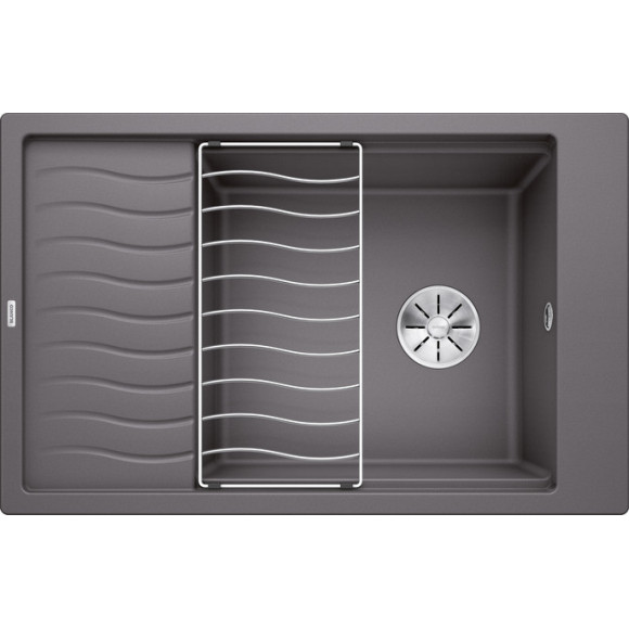 BLANCO ELON XL 6 S SILG PDUR InFino O.AF (Plautuvė)