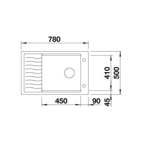 BLANCO ELON XL 6 S SILG PDUR InFino O.AF...