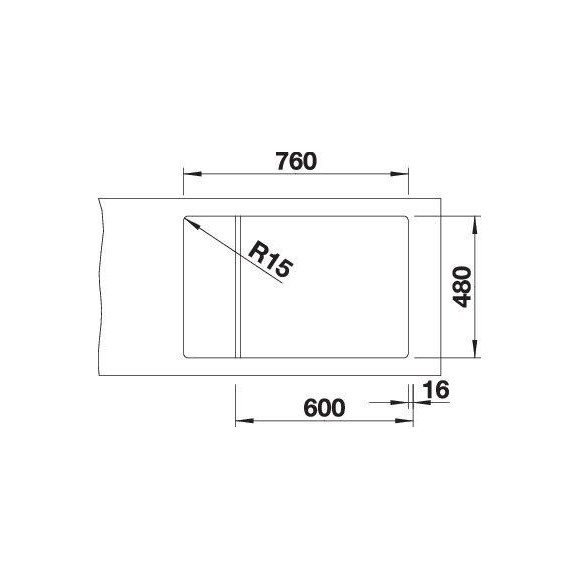 BLANCO ELON XL 6 S SILG PDUR InFino O.AF (Plautuvė)